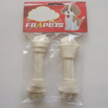 Aliments pour chiens 5 &quot;-5,5&quot; White Bleached Knot Bone Dog Chew