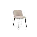 Customized Color Modern Style Sturdy Solid Wooden Leg Pu Leather Dining Chair