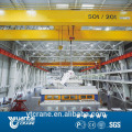 finely processed QD model overhead crane with hooks 50t