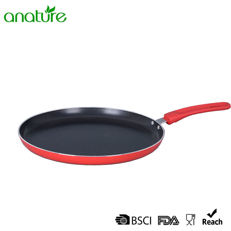 Pressed Non Stick Red Induction Cookware Set