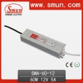 Smun 60W 12V Corriente Constante Driver LED impermeable