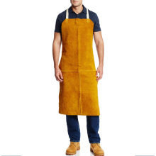 Heat Resistant Cow Split Leather Welding Apron for Welders