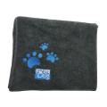 Microfiber dog paw fabric grooming bath towel