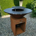 Ржавчина Corten Steel Brasero BBQ грили