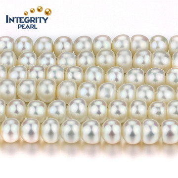 Eau douce d&#39;eau douce 8mm AAA Natural Fresh Pearl Pearl Strand