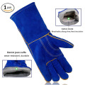 Cow Split Leather Work Leather Welding Gloves