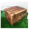 Custom Design Packaging Handmade Solid Wood Wine Box