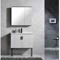 Nouvelle armoire de salle de bain gris et couleur blanche