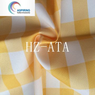 100% Polyester Cationic Mono Check Minimatt Fabric