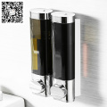 New Design Wall Mounted Hotel Manual ABS Plastic Liquid Shower Gel Automatic infrared Soap Dispenser