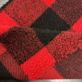 100%Polyester Sherpa Fleece with Chequer Jacquard Fabric