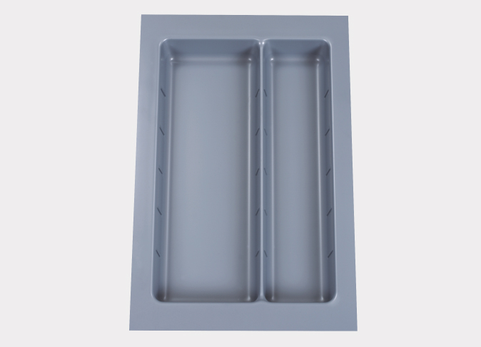 Plastic cutlery tray