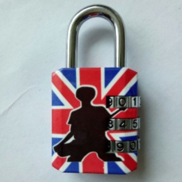 Color Printing Luggage Combination Padlock