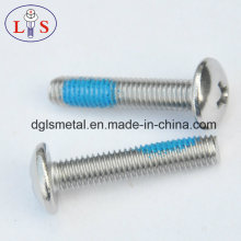 Ss304 Truss Head Bolt with Nylok Pan Head Machine Screw