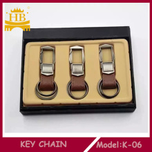 Moda cor ouro Metal chaveiro para o carro para casa