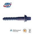 Rail Screw Spike M24 * 160 Skl14 système de fixation ferroviaire