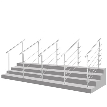 Main courante d&#39;escalier amovible réglable en acier inoxydable