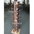 Sanitary Copper Bubble Caps Distillation Column