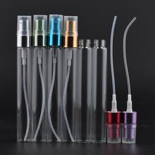 10ml Bouteille de parfum en verre transparent avec atomiseur d&#39;aluminium