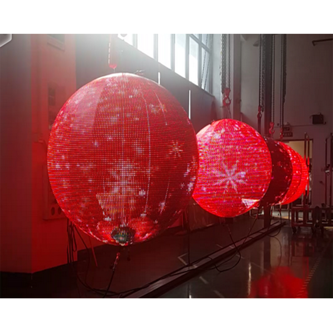 Sphere rgb led display