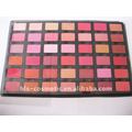 42 couleurs de palette de blush