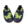 Belle chaussures en cuir doux pour bébé de dinosaure