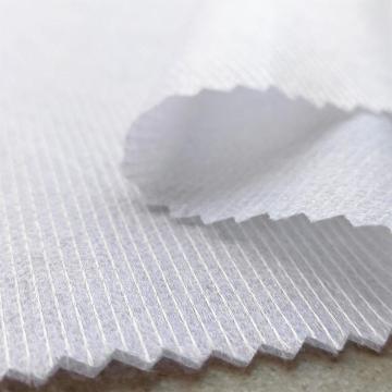 Tissu en polyester recyclé blanc