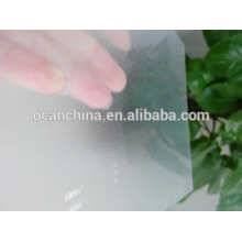 Transparente Hoja de PVC con relieve, hojas transparentes de PVC mate