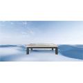 Rectangular Wood Grain Top Coffee Table