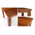 Solid Wood Rustic Dinner Room Restaurant Square Tables