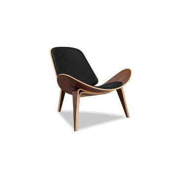 Wegner CH07 Shell Chair chaise en bois courbé