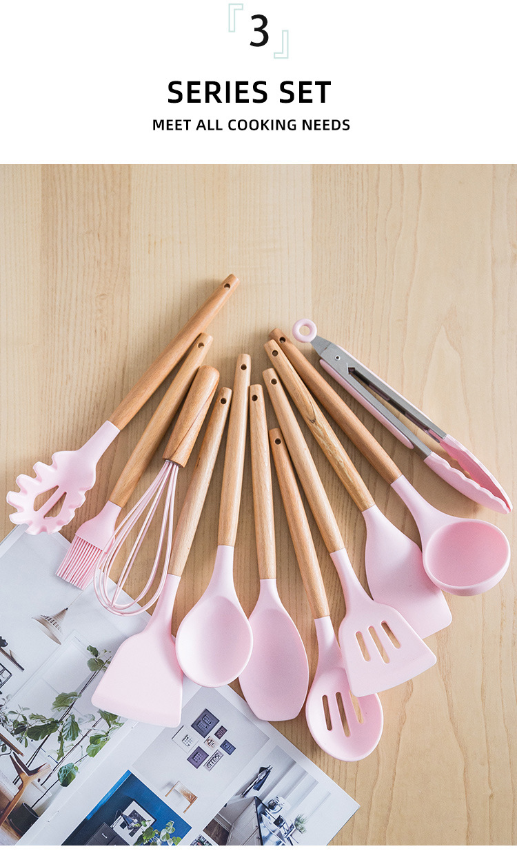 Silicone Cooking Utensils Set