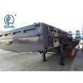 Heavy duty 3 axle low semi trailer