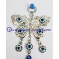 Hamsa hand wall hanging,Butterfly evil eye wall decoration, Turkish nazar lucky evil eye