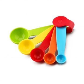 Colored Plastic Measuring  Spoons