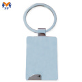 Metal blank laser engraving keychain in bulk