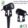 Outdoor RGB Beleuchtung 3watt LED Spike Licht