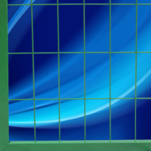PVC-beschichtetes verzinktes geschweißtes Maschendraht-Zaun-Panel