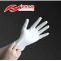 Gants jetables en vinyle blanc