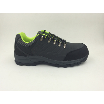 Estilo casual divide cuero Nubuck Deportes estilo seguridad zapatos al aire libre (16070)