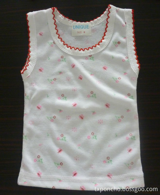 colorful baby vest