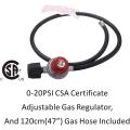 High Pressure Propane Regulator Hose Set with Tool