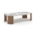 mobilier moderne de table à manger en marbre MDF