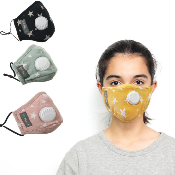 Algodão reutilizável anti Haze impresso máscaras coloridas