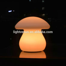 rechargeable remote control high quality mushroom modern desk lamp