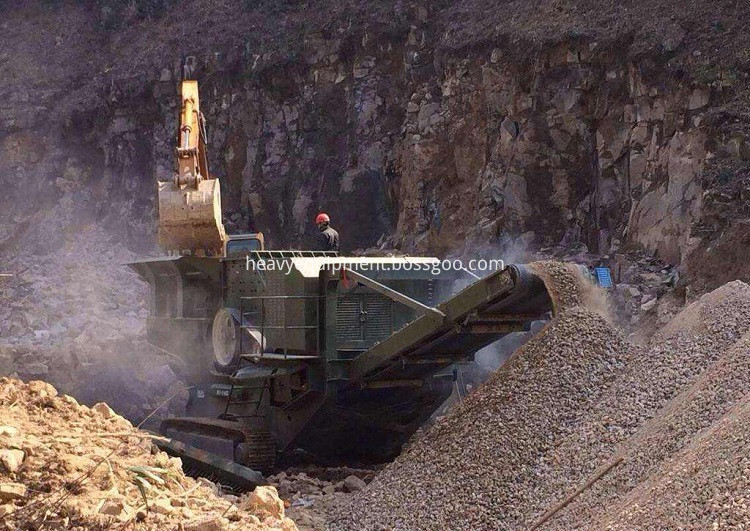 Mobile Stone Crusher Plant For Road Construction