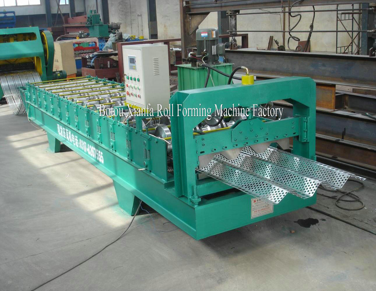 dust shield forming machine