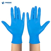 Конкурентоспособные ценовые порошок бесплатный одноразовый экзамен нитриловые перчатки