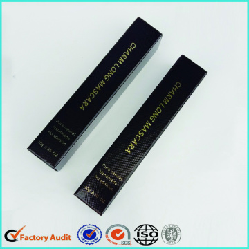 Hot Sale Glossy Blak Paper Eyeliner Box