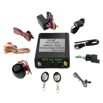 Système d&#39;alarme de voiture gps gps gps gps de sécurité haut de gamme TK220-EZ